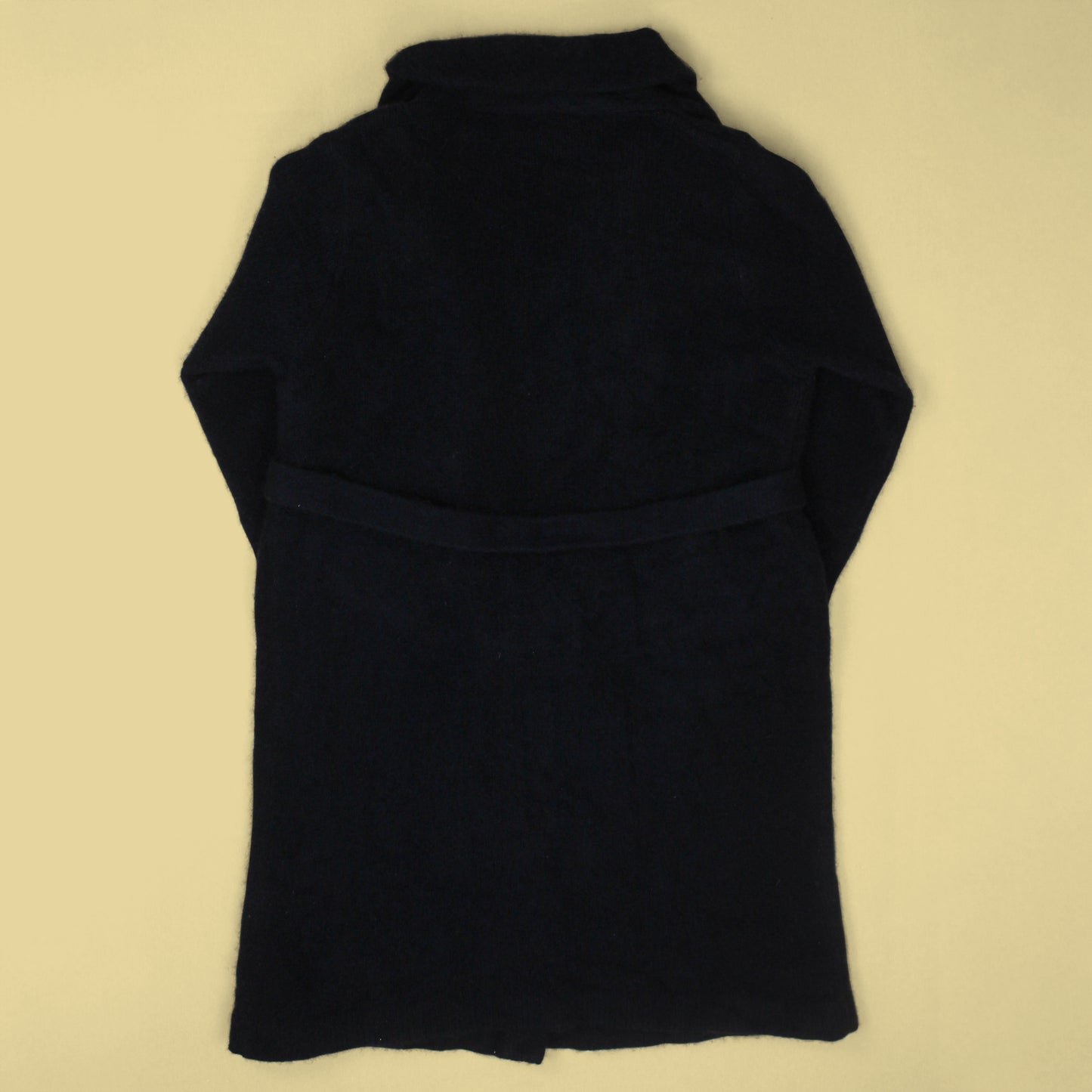 The Elder Statesmen Cashmere Knit Belted Robe
