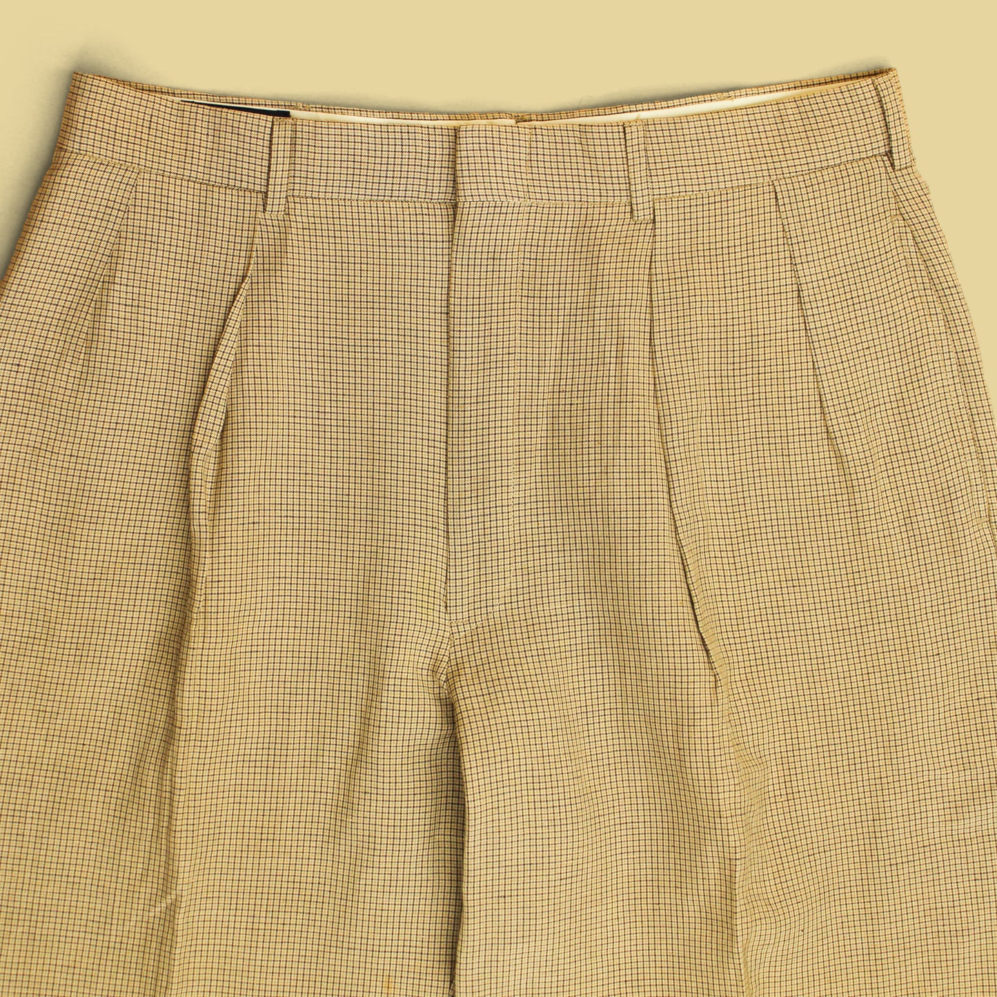 Vintage Polo Ralph Lauren Check Pleated Andrew Pants