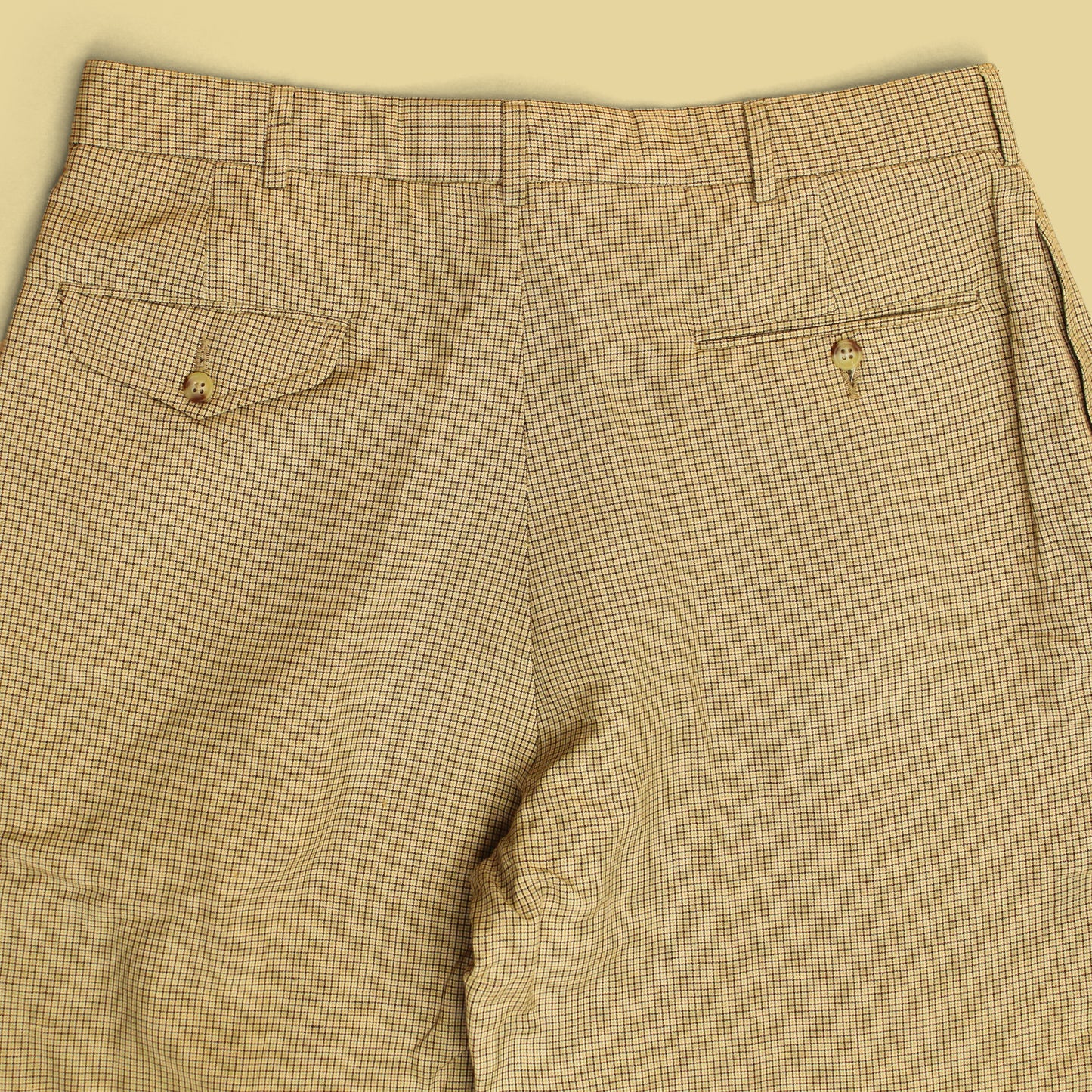 Vintage Polo Ralph Lauren Check Pleated Andrew Pants