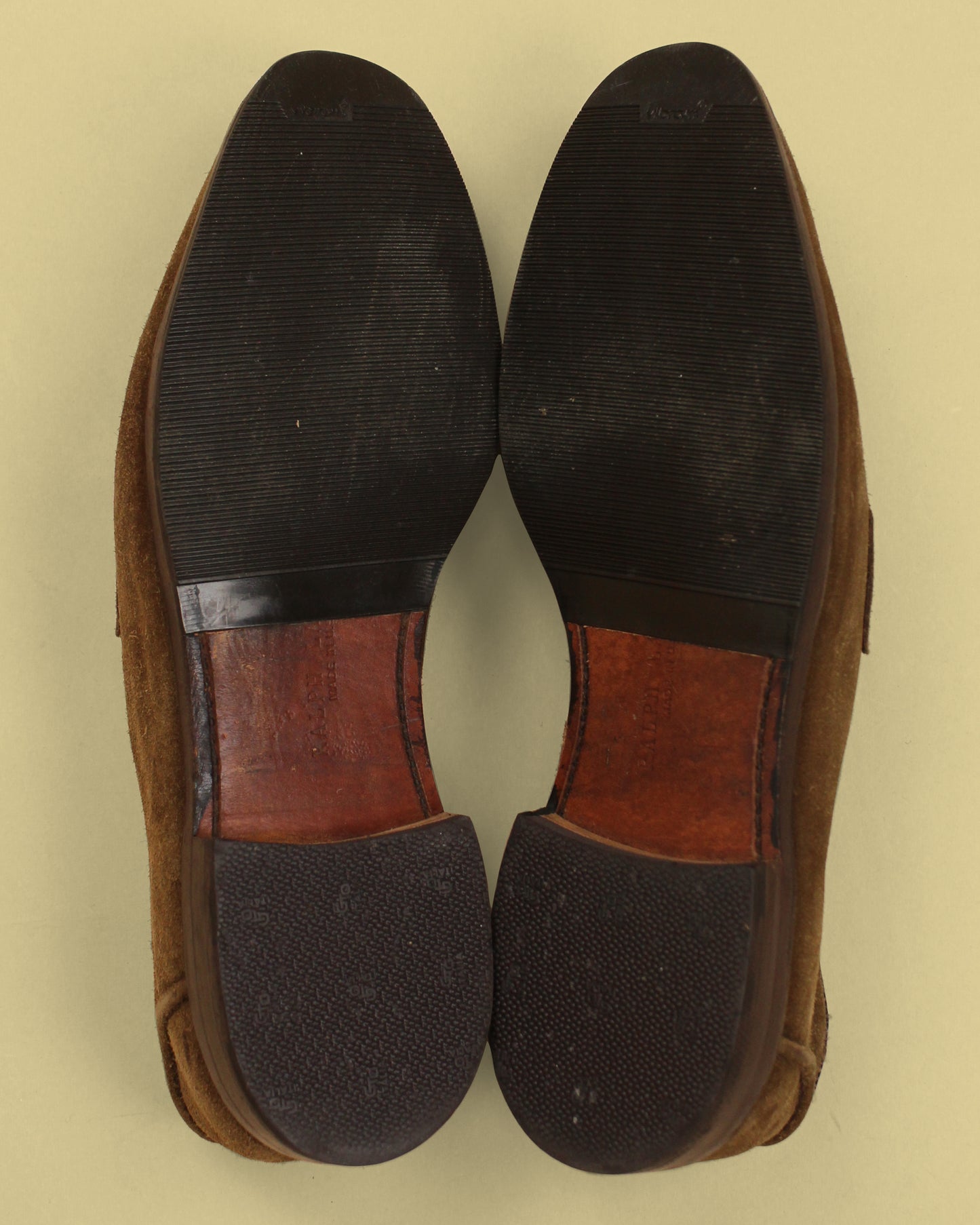 Ralph Lauren Purple Label Snuff Suede Penny Loafers