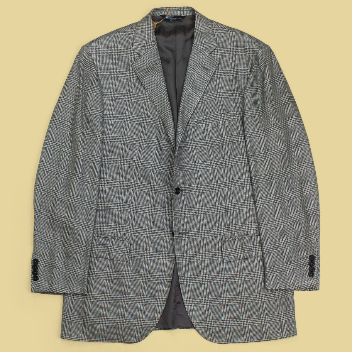 Polo Ralph Lauren Wool Silk Glen Plaid Sport Coat
