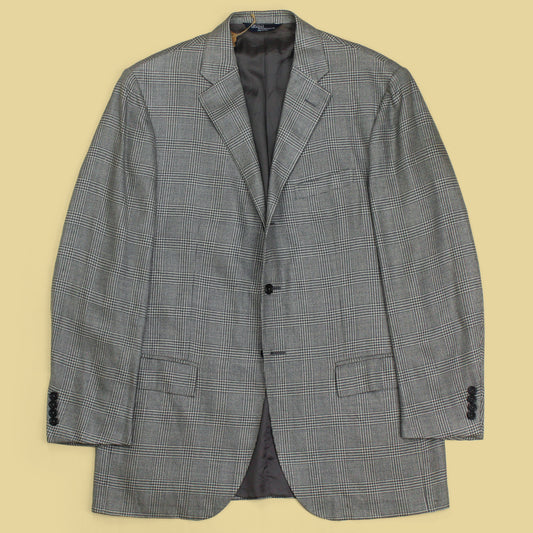 Polo Ralph Lauren Wool Silk Glen Plaid Sport Coat