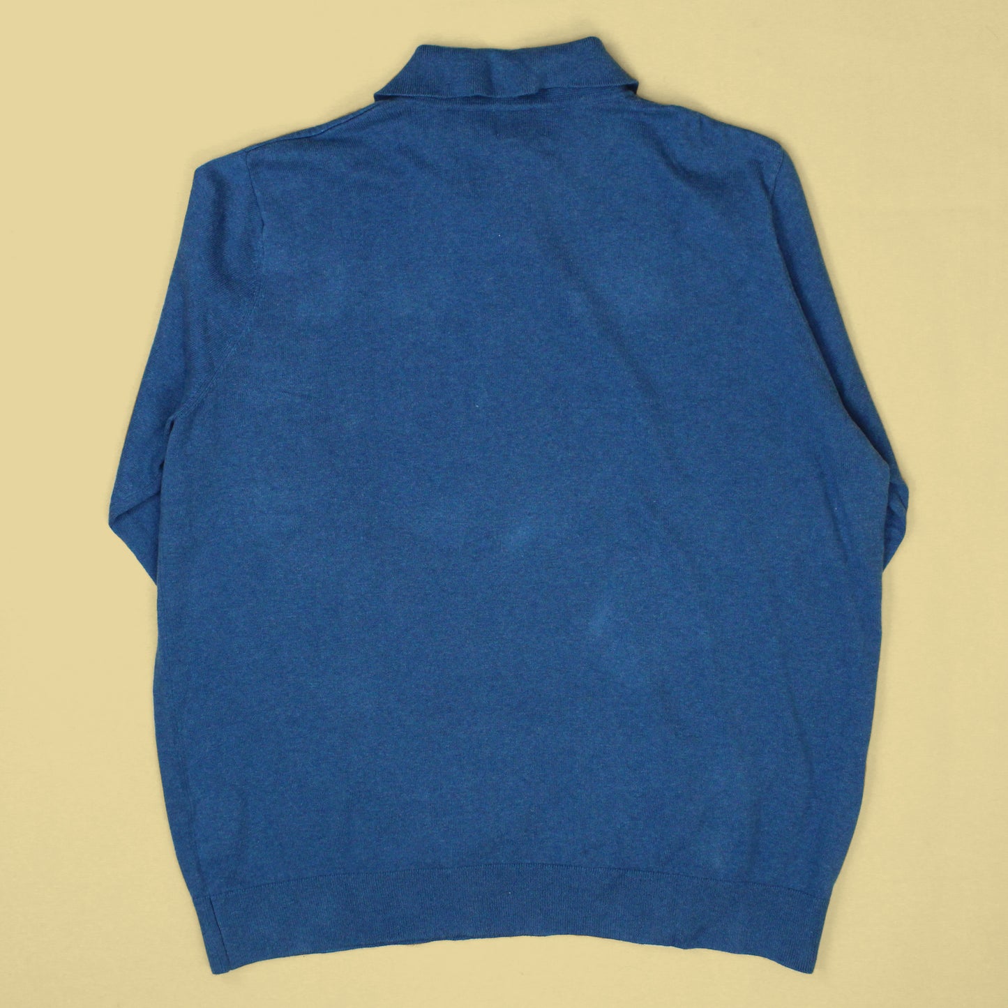 L.L. Bean Cotton Cashmere Knit Polo Sweater