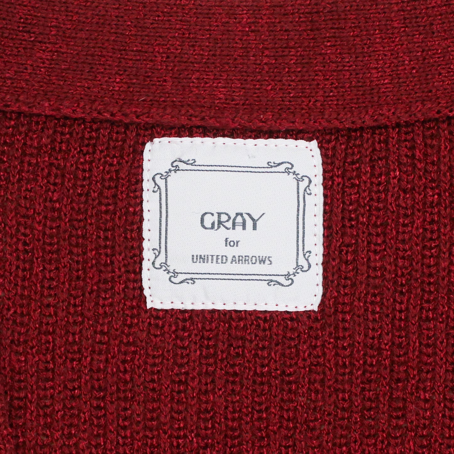 Gray for United Arrows Cotton Linen Cardigan