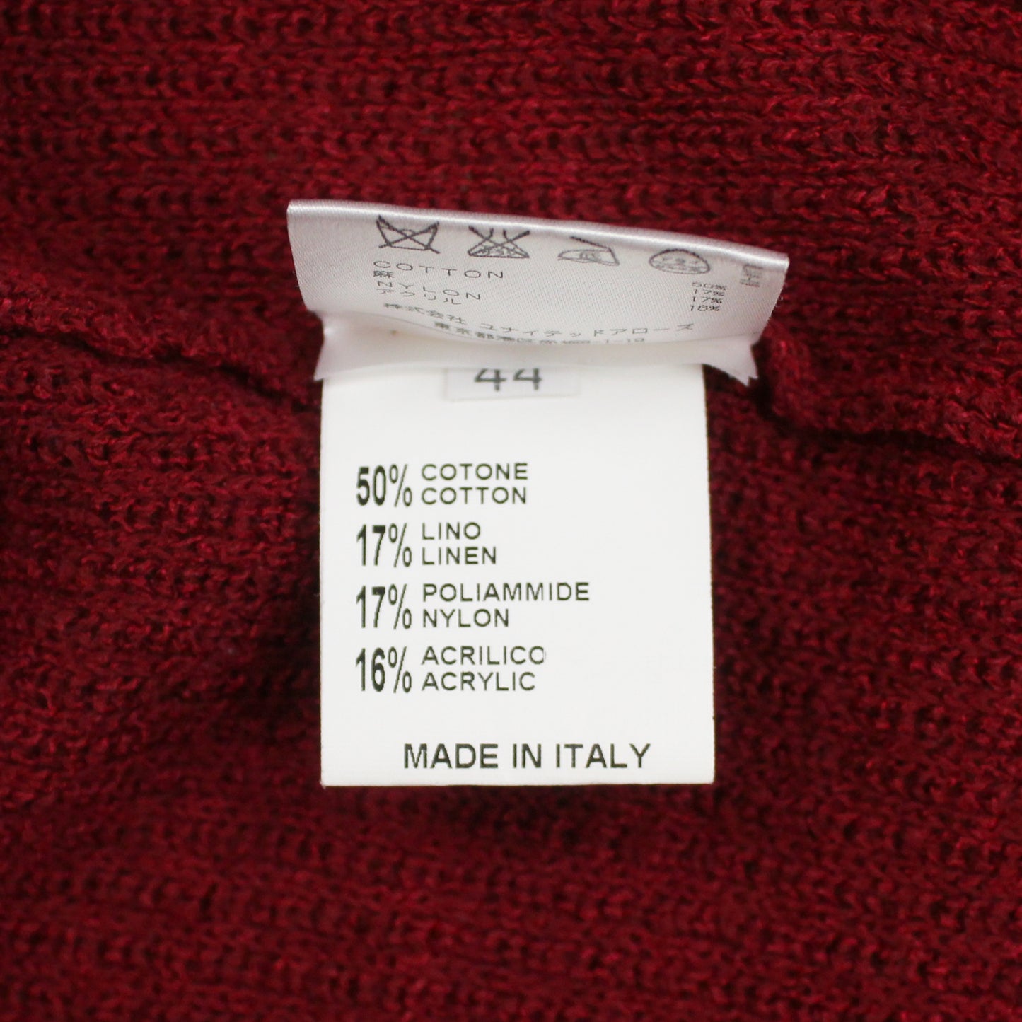 Gray for United Arrows Cotton Linen Cardigan