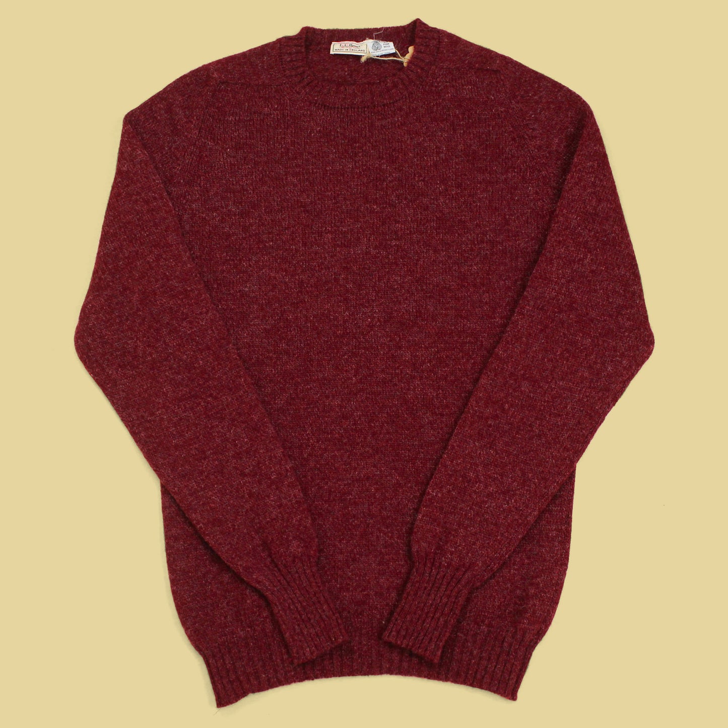 L.L. Bean Shetland Wool Crewneck Sweater