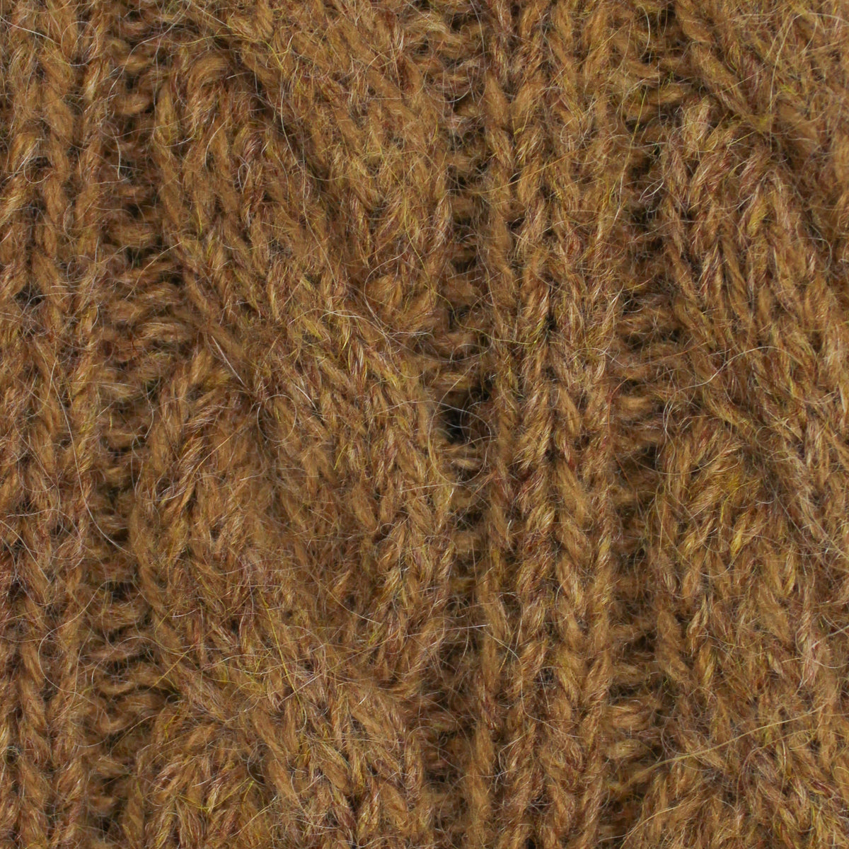 Polo Ralph Lauren Fair Isle Cable Knit Angora Blend V-Neck Sweater