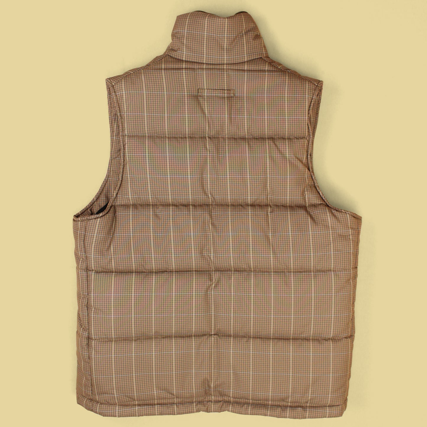 Mackintosh Glen Plaid Check Down Fill Puffer Vest