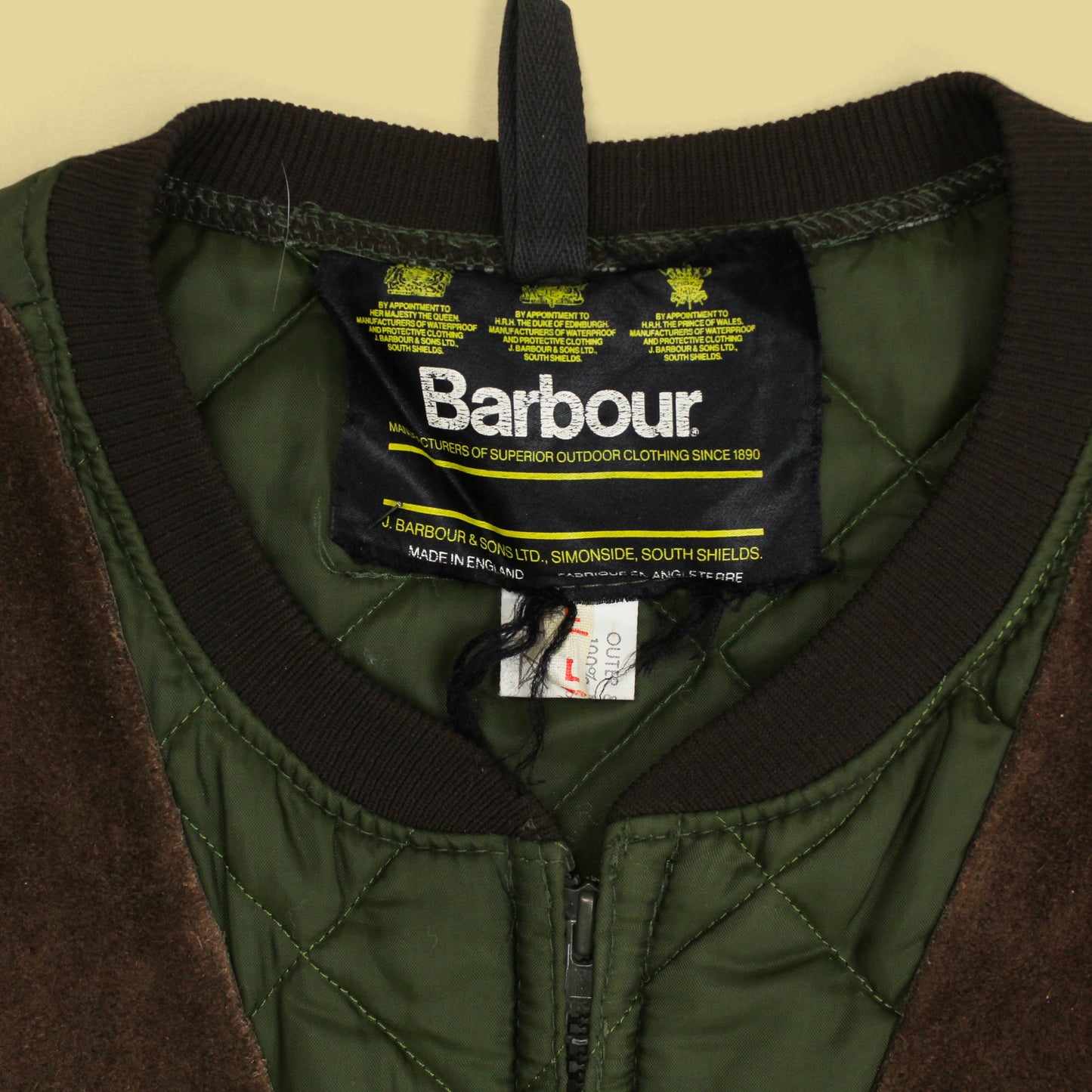 Barbour Diamond Quilt Hunting Vest