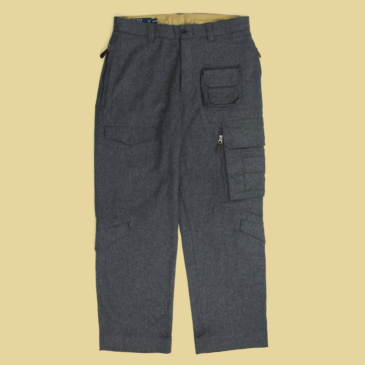 Polo Ralph Lauren Wool Blend Flannel Cargo Pants