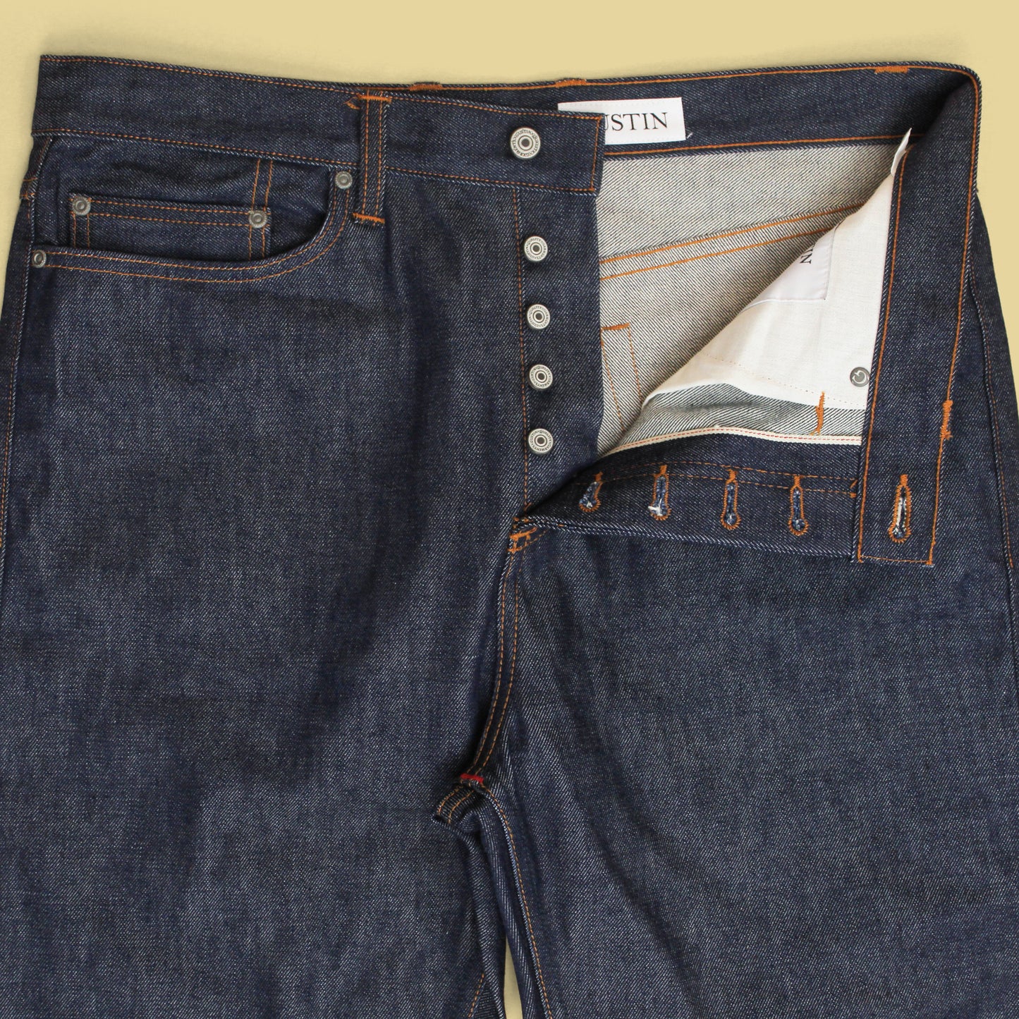 Gustin The 1968 Cone Mills Selvedge Denim Vintage Straight Fit Jeans