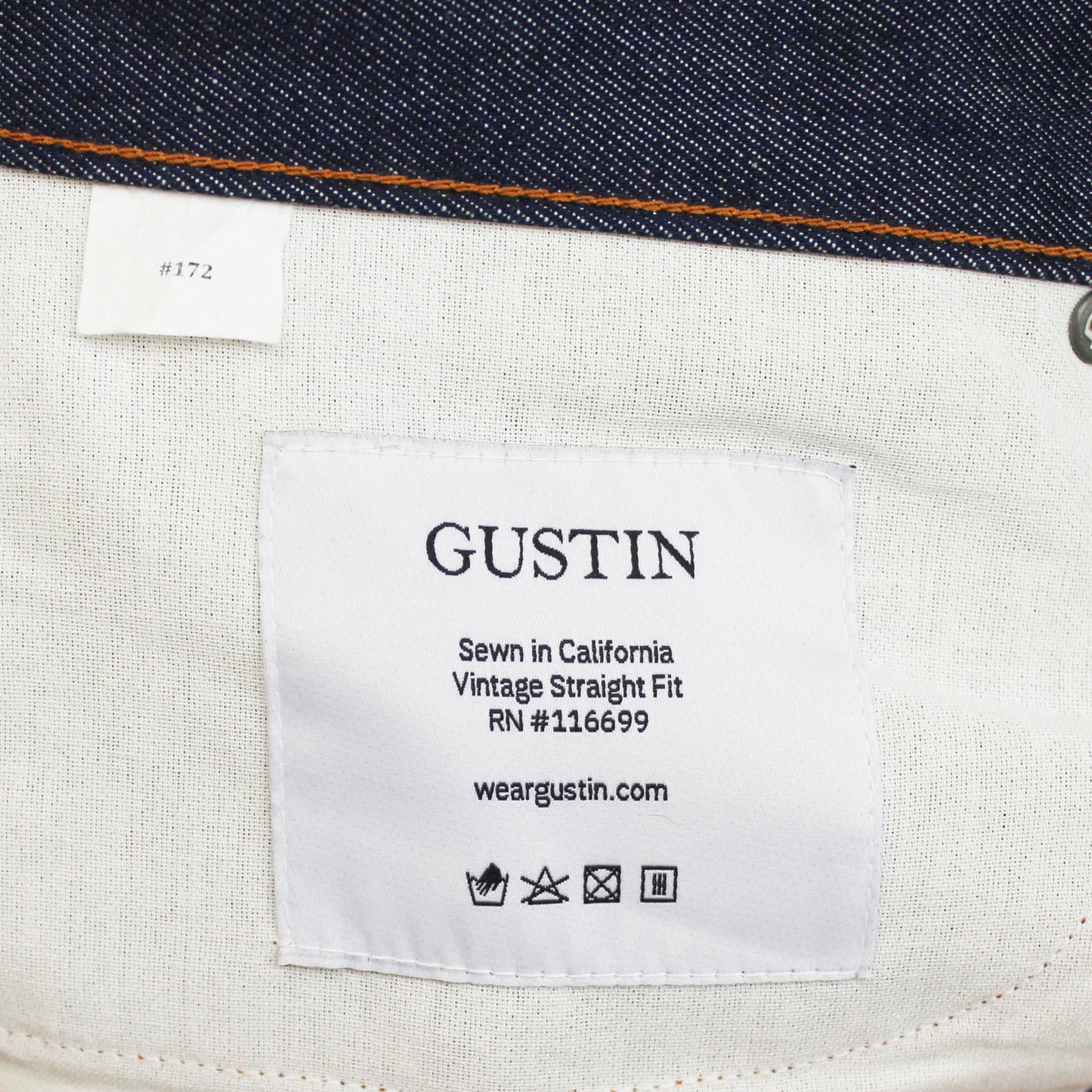 Gustin The 1968 Cone Mills Selvedge Denim Vintage Straight Fit Jeans