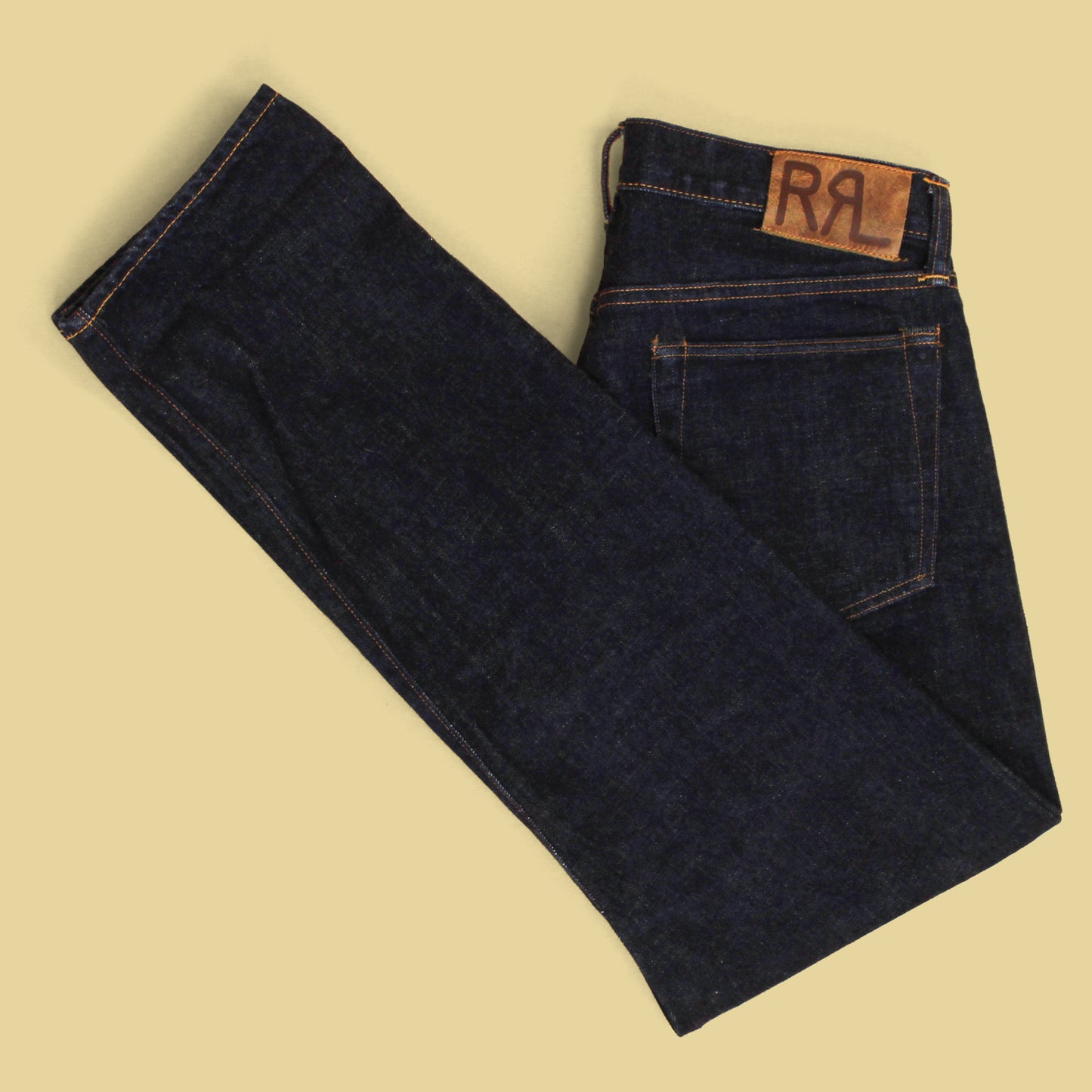 RRL Raw Selvedge Denim Slim Narrow Jeans