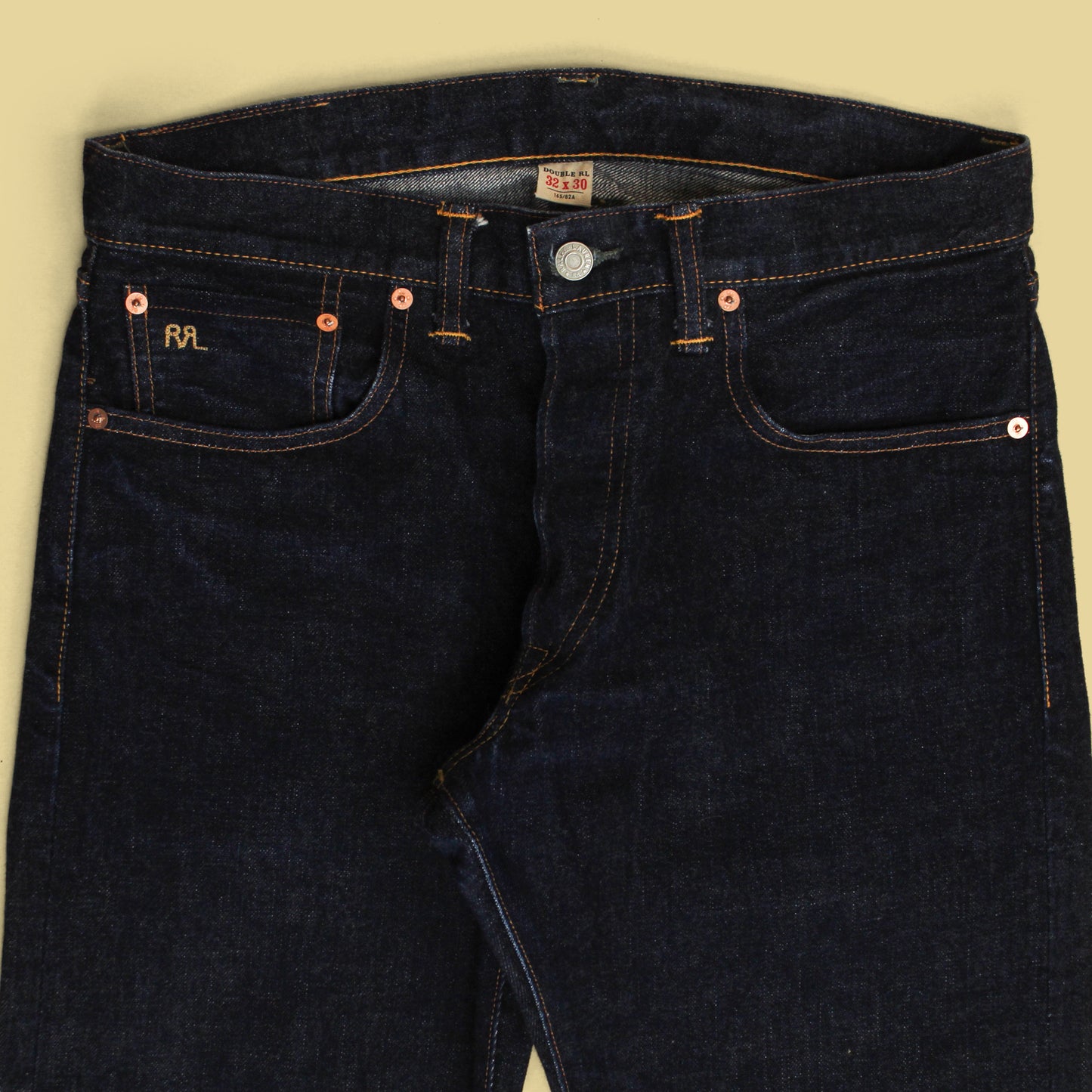 RRL Raw Selvedge Denim Slim Narrow Jeans