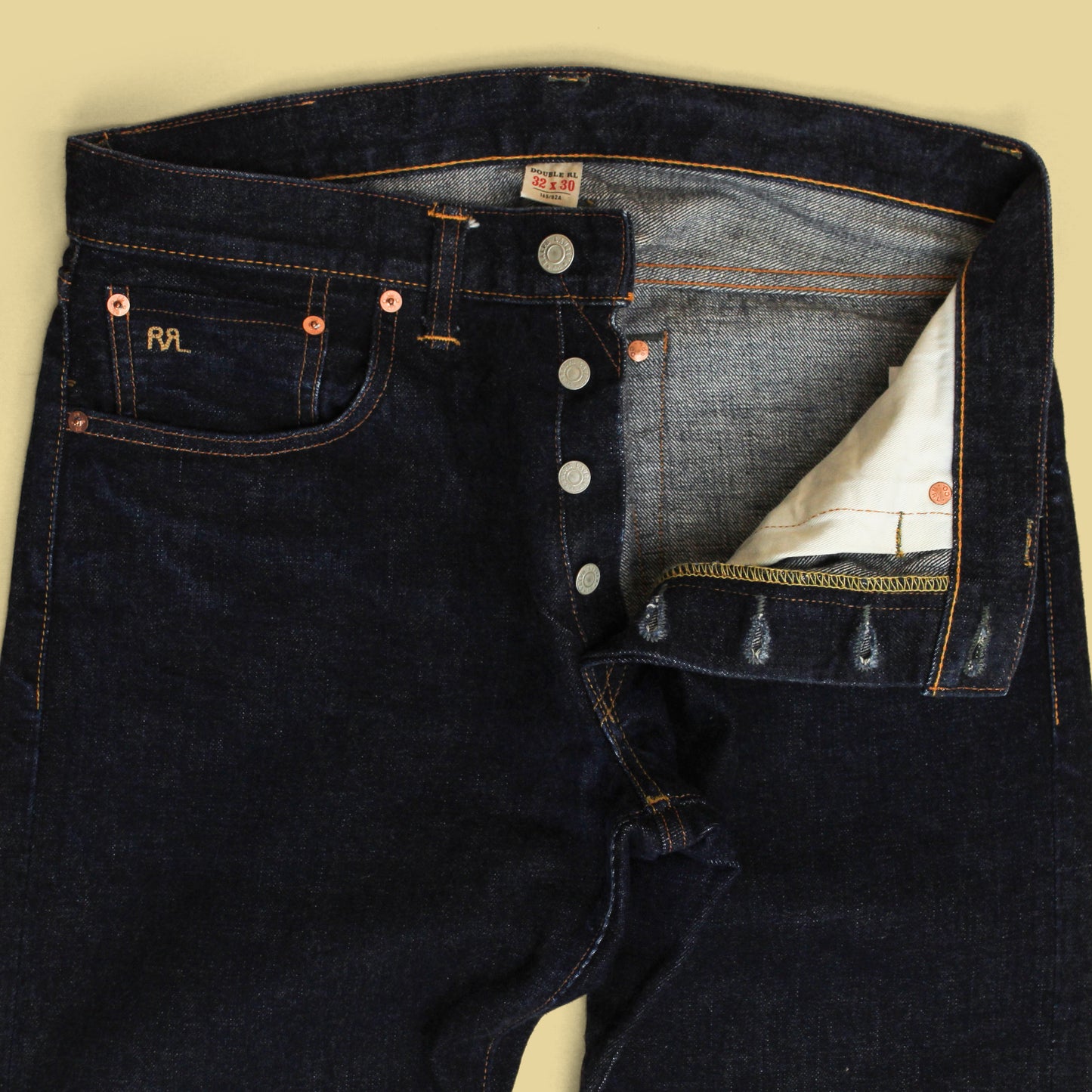 RRL Raw Selvedge Denim Slim Narrow Jeans