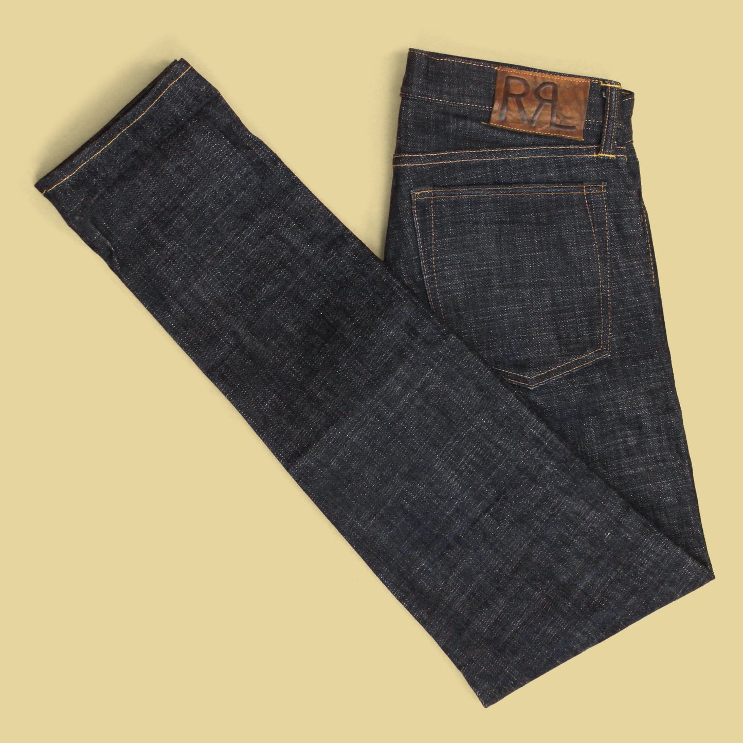 RRL Raw Selvedge Denim Slim Narrow Jeans