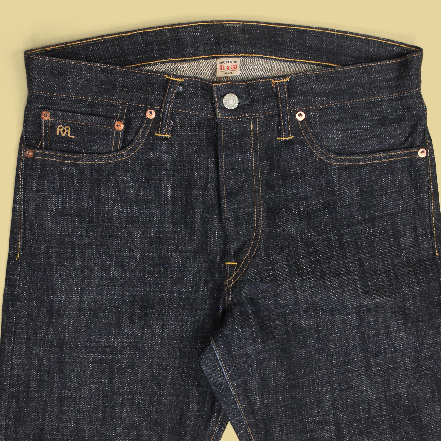 RRL Raw Selvedge Denim Slim Narrow Jeans