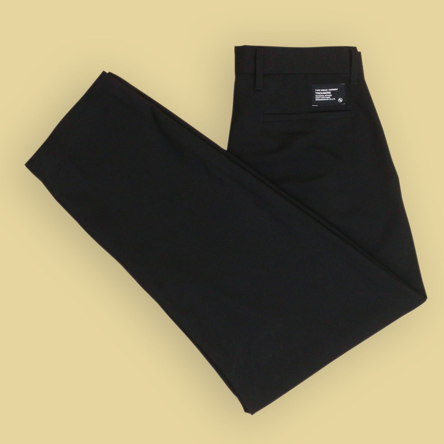 Neighborhood Rayon Blend One Tuck Pleated Trousers