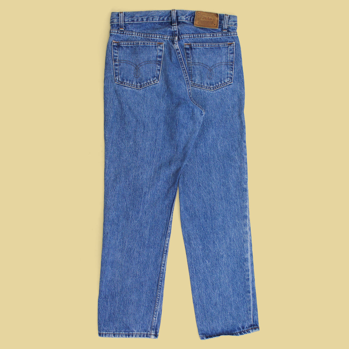 Vintage Polo Ralph Lauren Stonewash Denim Tapered Leg Jeans
