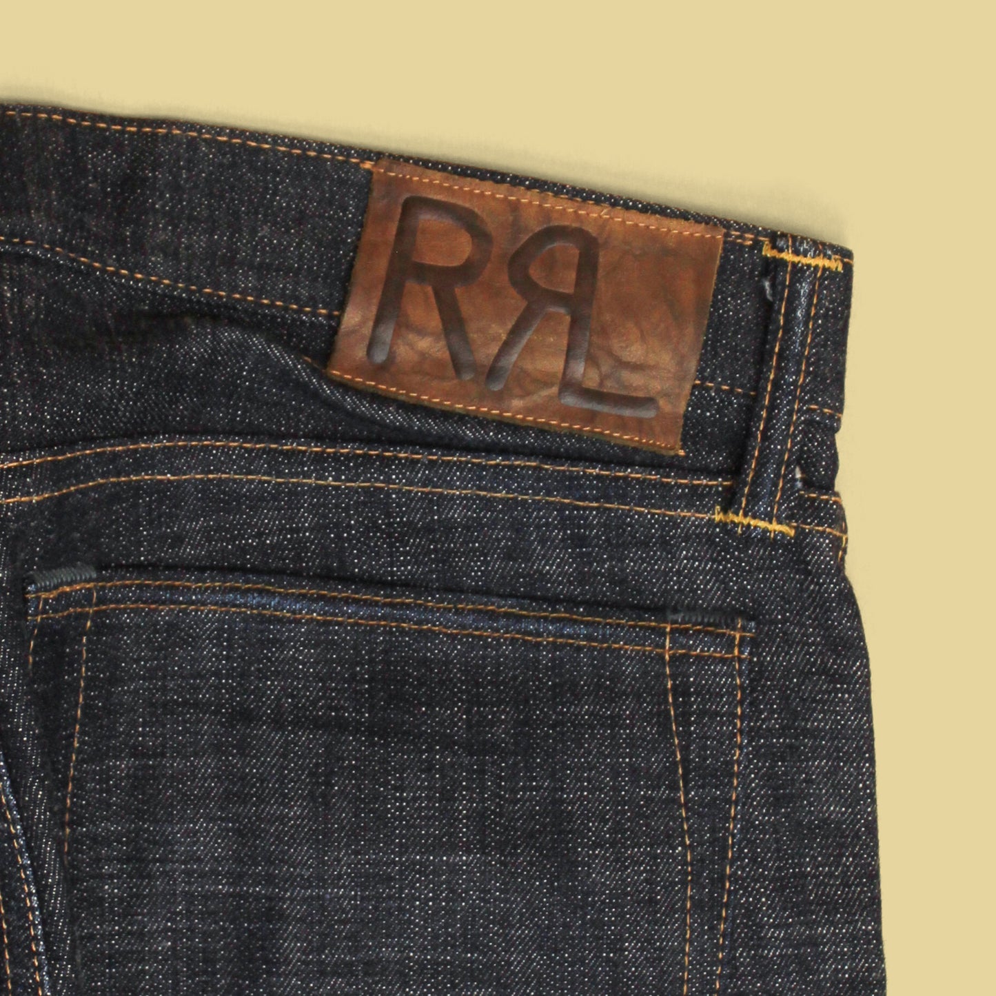 RRL Raw Selvedge Denim Slim Narrow Jeans