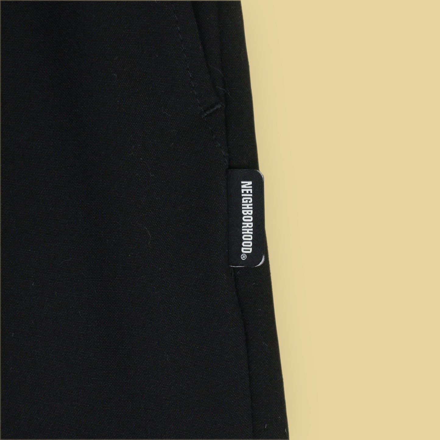 Neighborhood Rayon Blend One Tuck Pleated Trousers