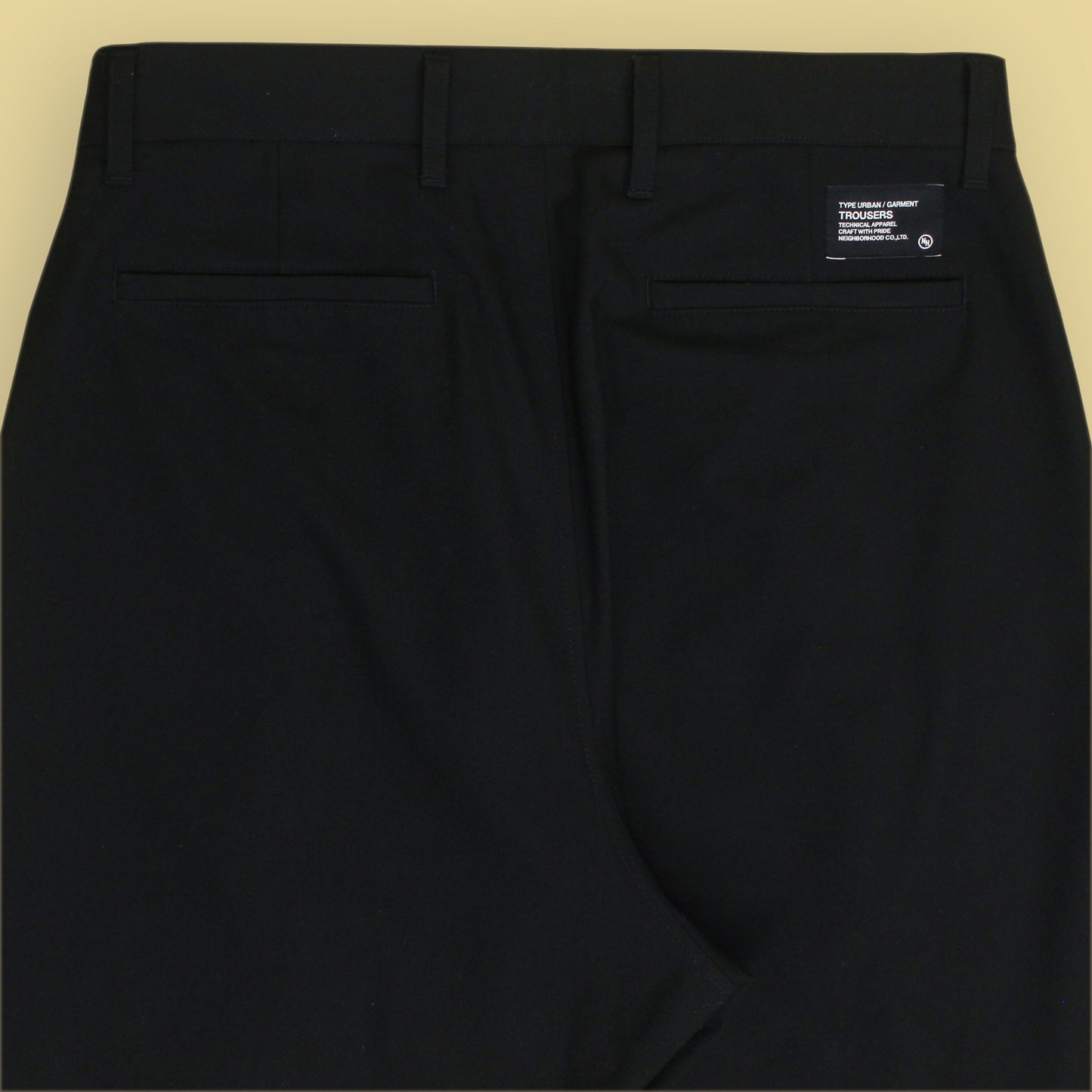 Neighborhood Rayon Blend One Tuck Pleated Trousers