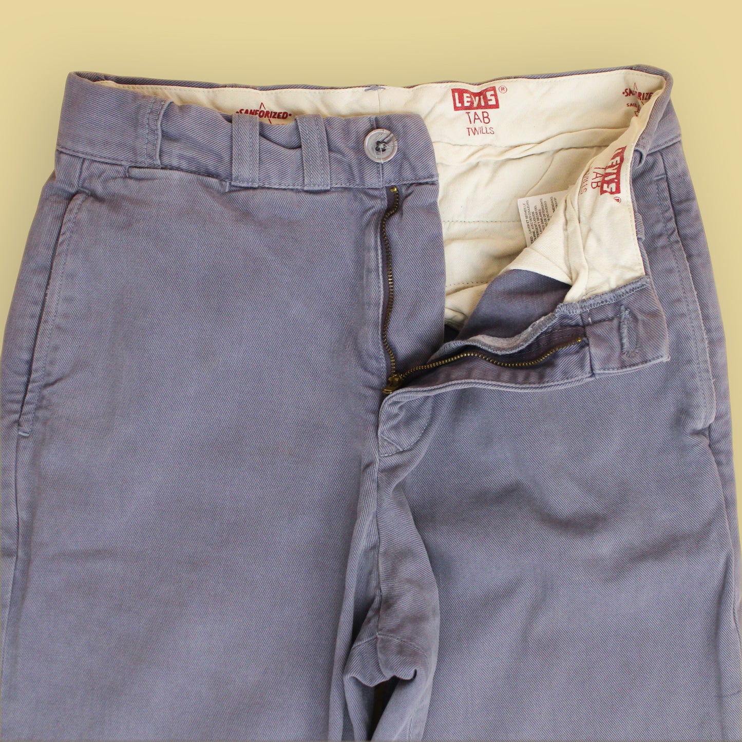 Levi's Vintage Clothing Cotton Tab Twills Flat Front Chino