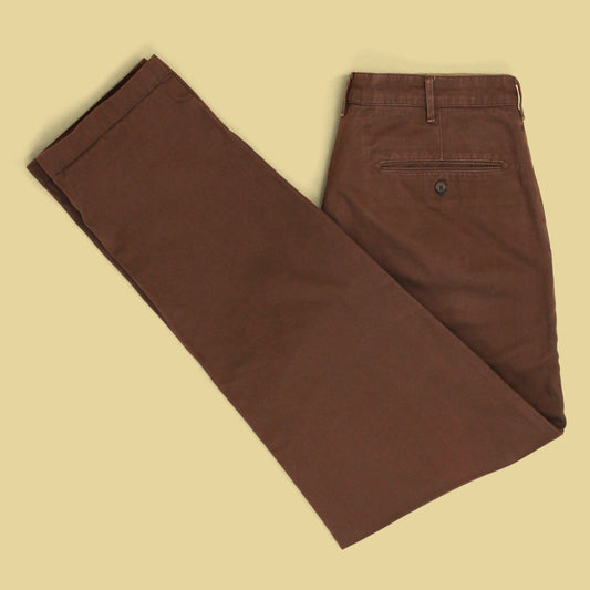 Monitaly x No Man Walks Alone Cotton Chino Flat Front Pants