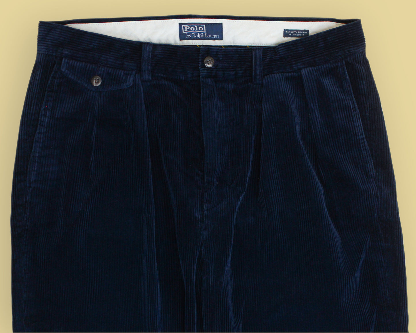 Polo Ralph Lauren Wide-Wale Corduroy Pleated Whitman Pants