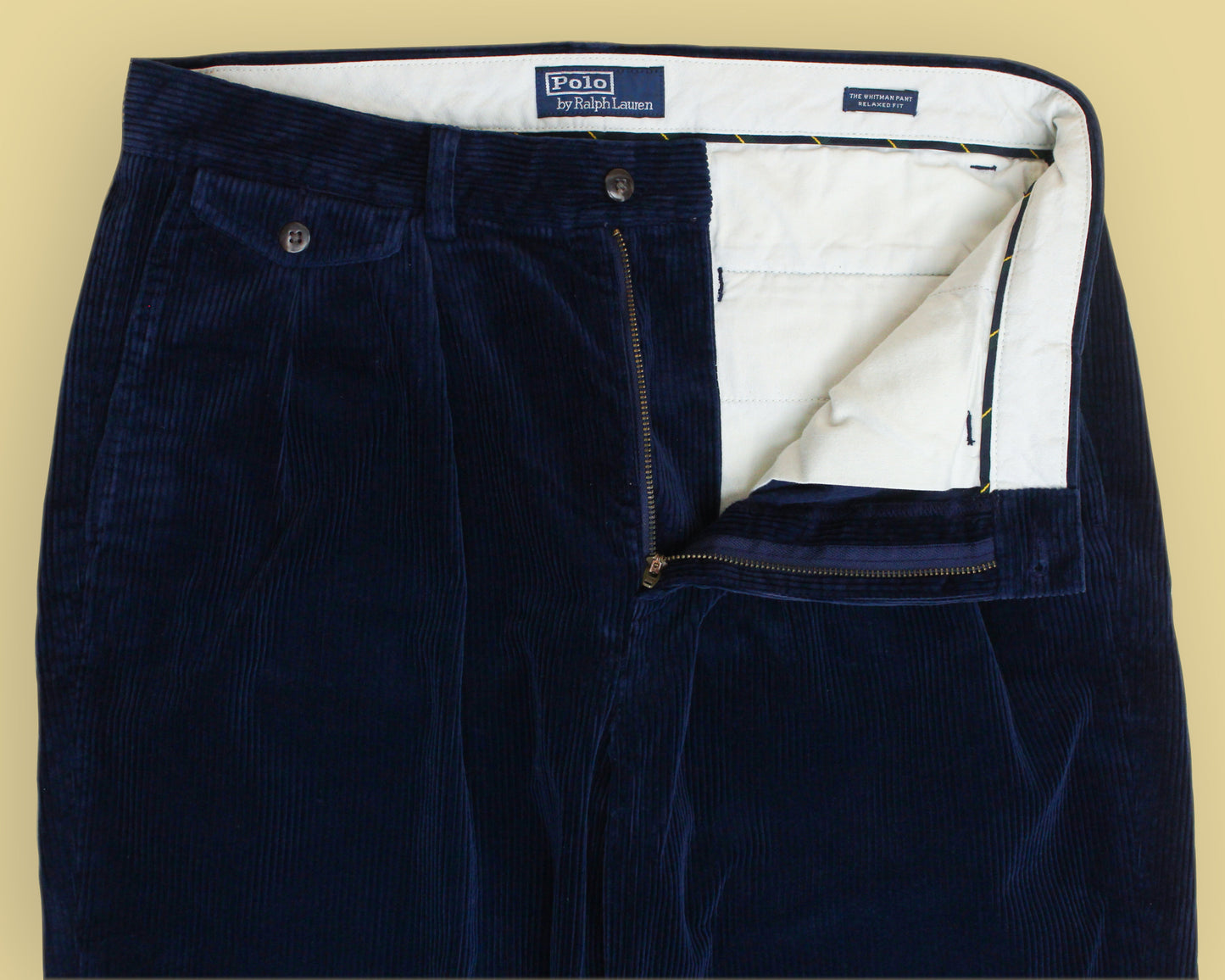 Polo Ralph Lauren Wide-Wale Corduroy Pleated Whitman Pants