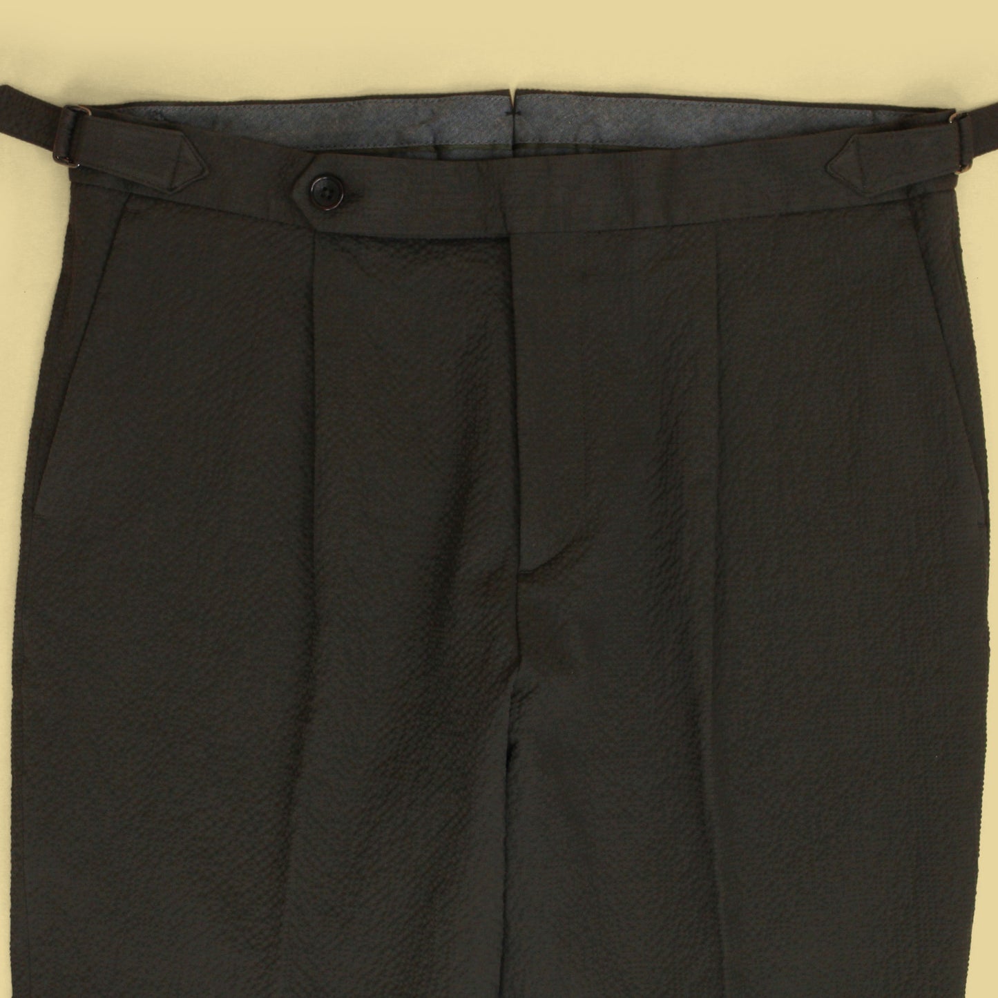Todd Snyder Seersucker Side-Tab Pleated Trousers
