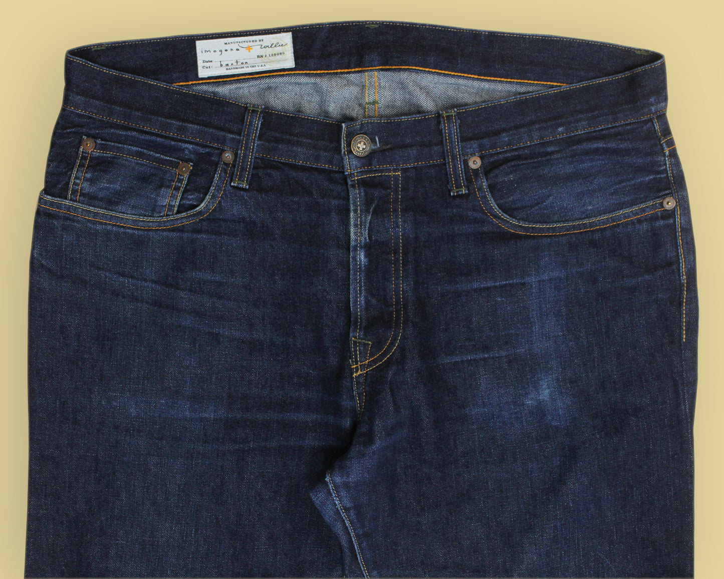 Imogene + Willie Raw Denim Barton Jeans