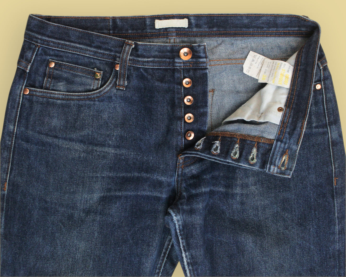 Unbranded Brand 14.5oz Raw Selvedge Denim UB301 Jeans