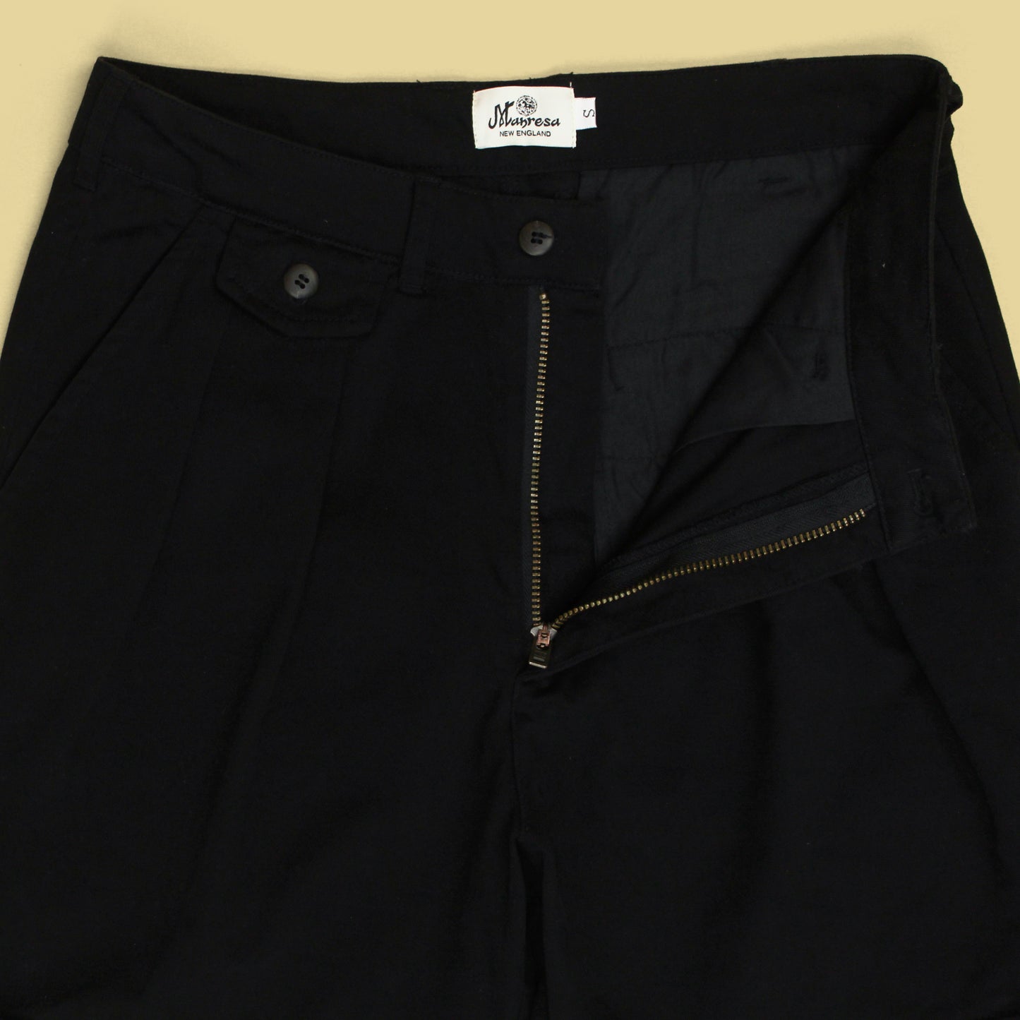 Manresa Cotton Louis Double Pleated Shorts