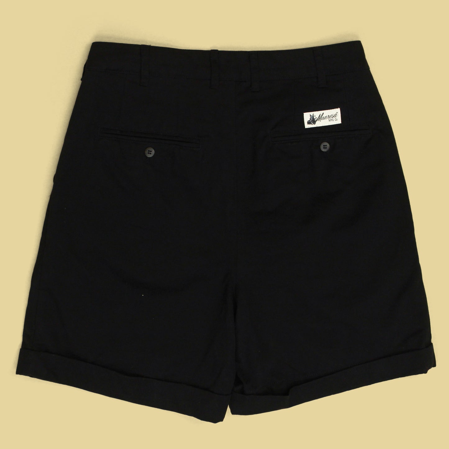 Manresa Cotton Louis Double Pleated Shorts
