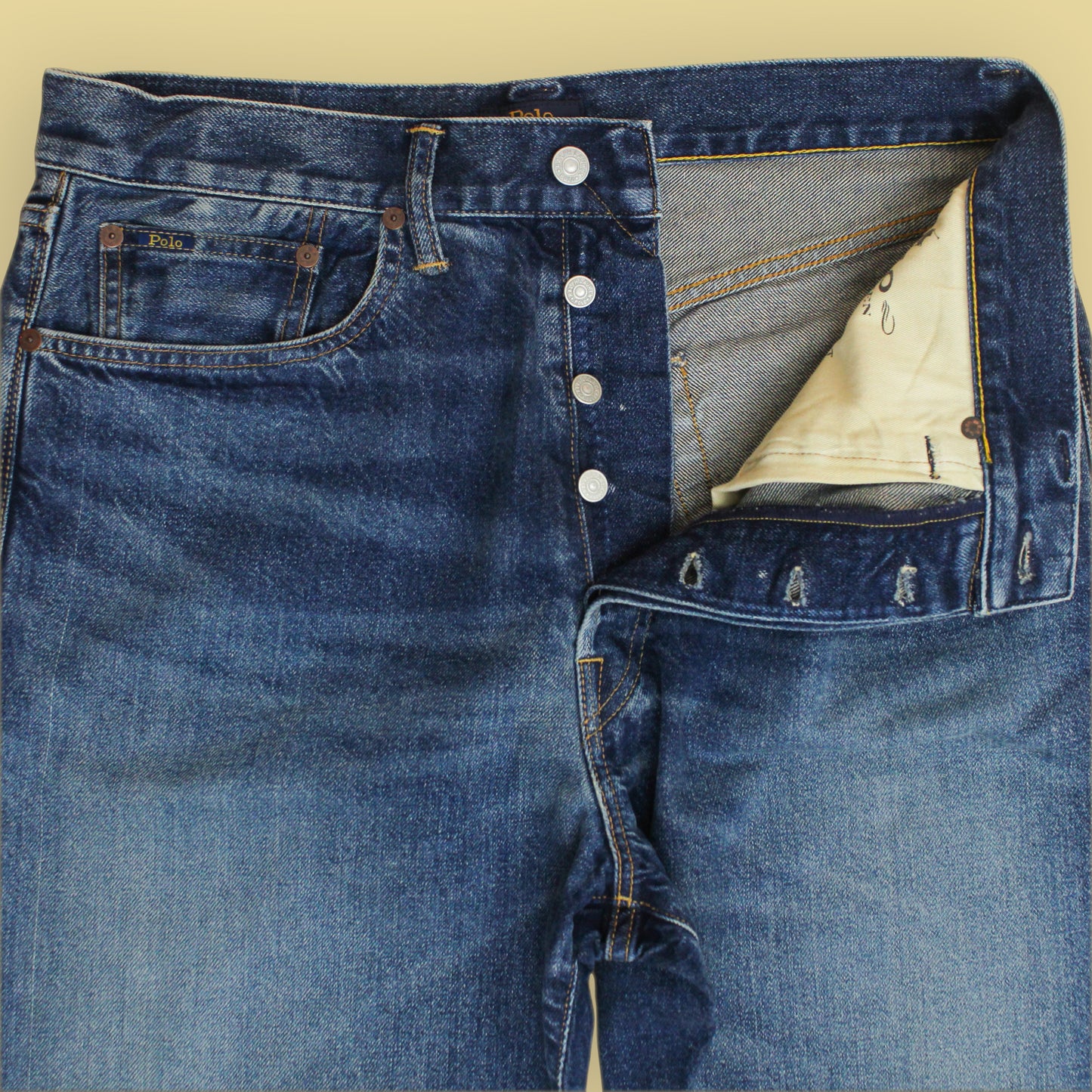 Polo Ralph Lauren Washed Denim Vintage Classic Fit Jeans