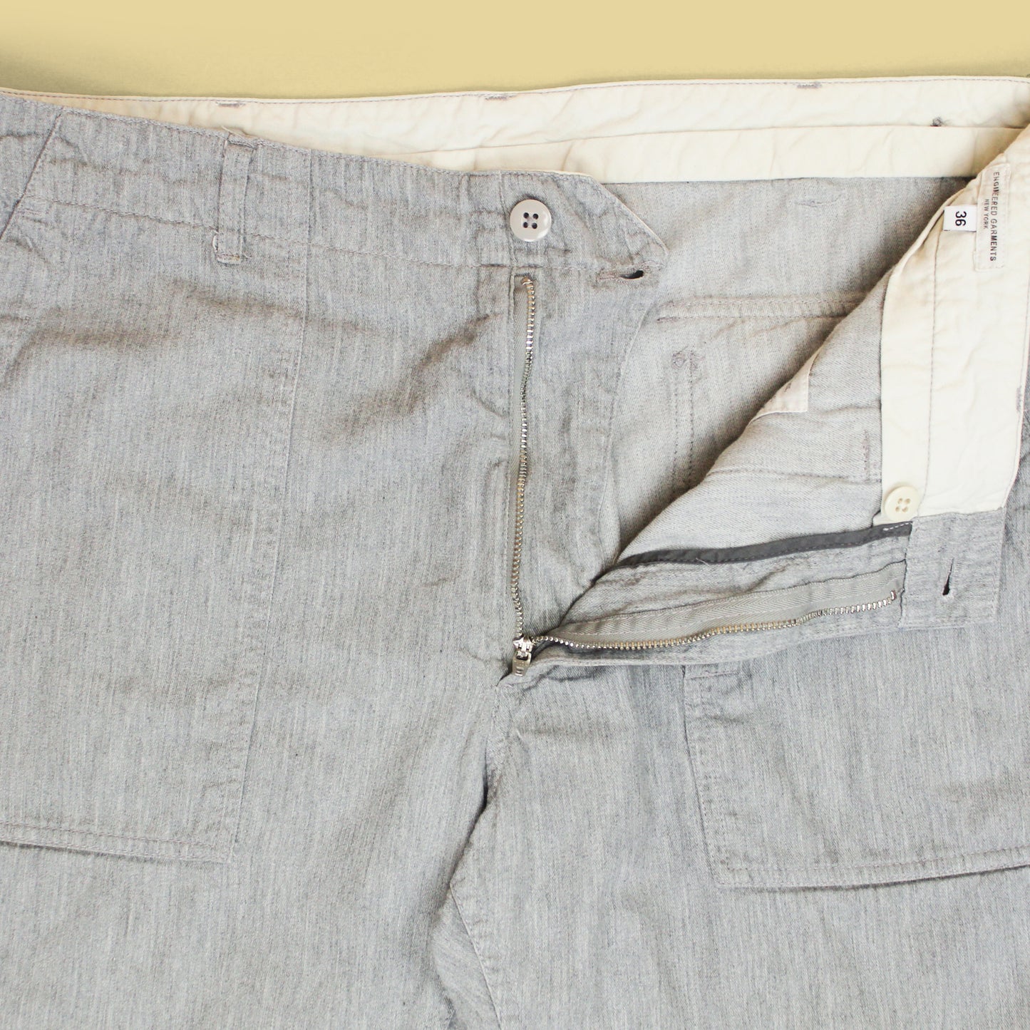 Engineered Garments Chambray Fatigue Shorts