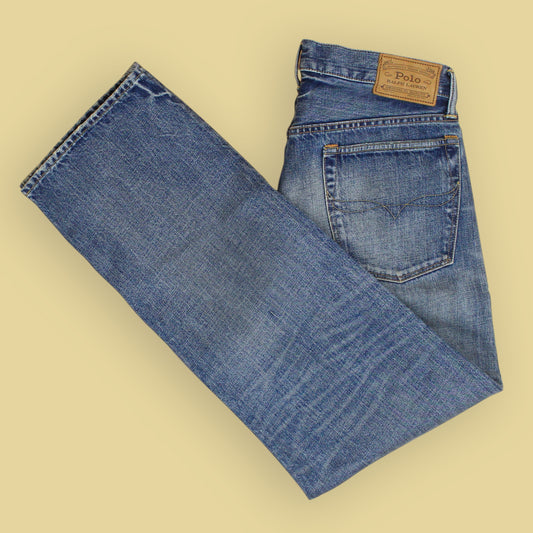 Polo Ralph Lauren Distressed/Repaired Denim Vintage Classic Fit Jeans