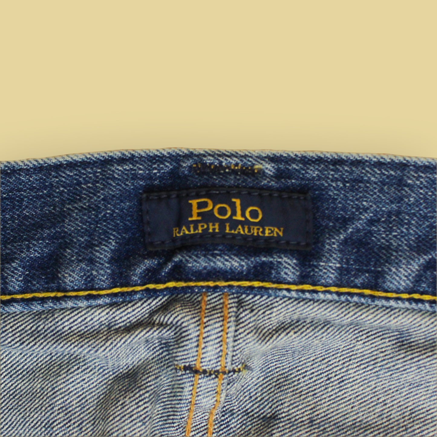 Polo Ralph Lauren Distressed/Repaired Denim Vintage Classic Fit Jeans