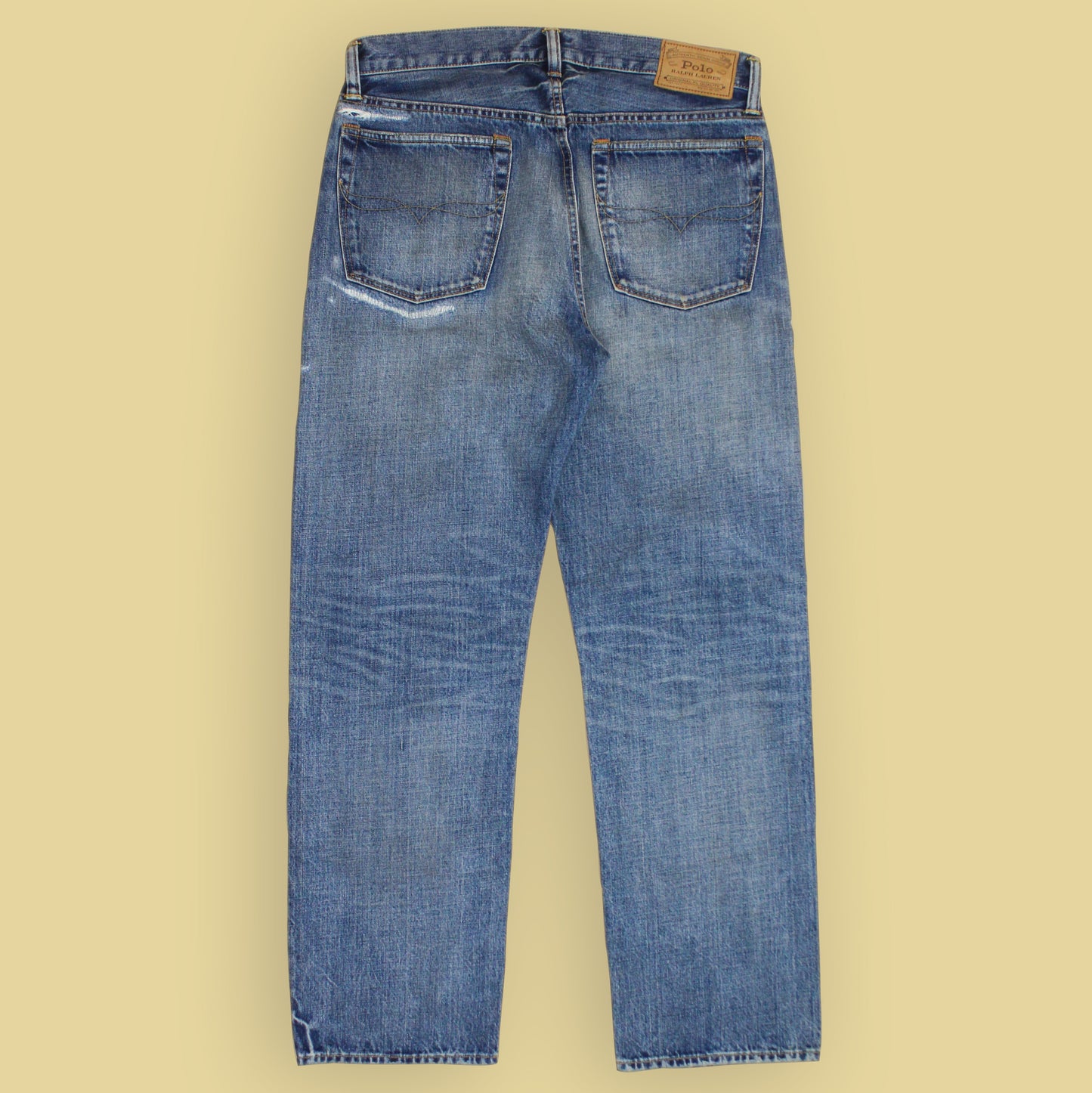 Polo Ralph Lauren Distressed/Repaired Denim Vintage Classic Fit Jeans