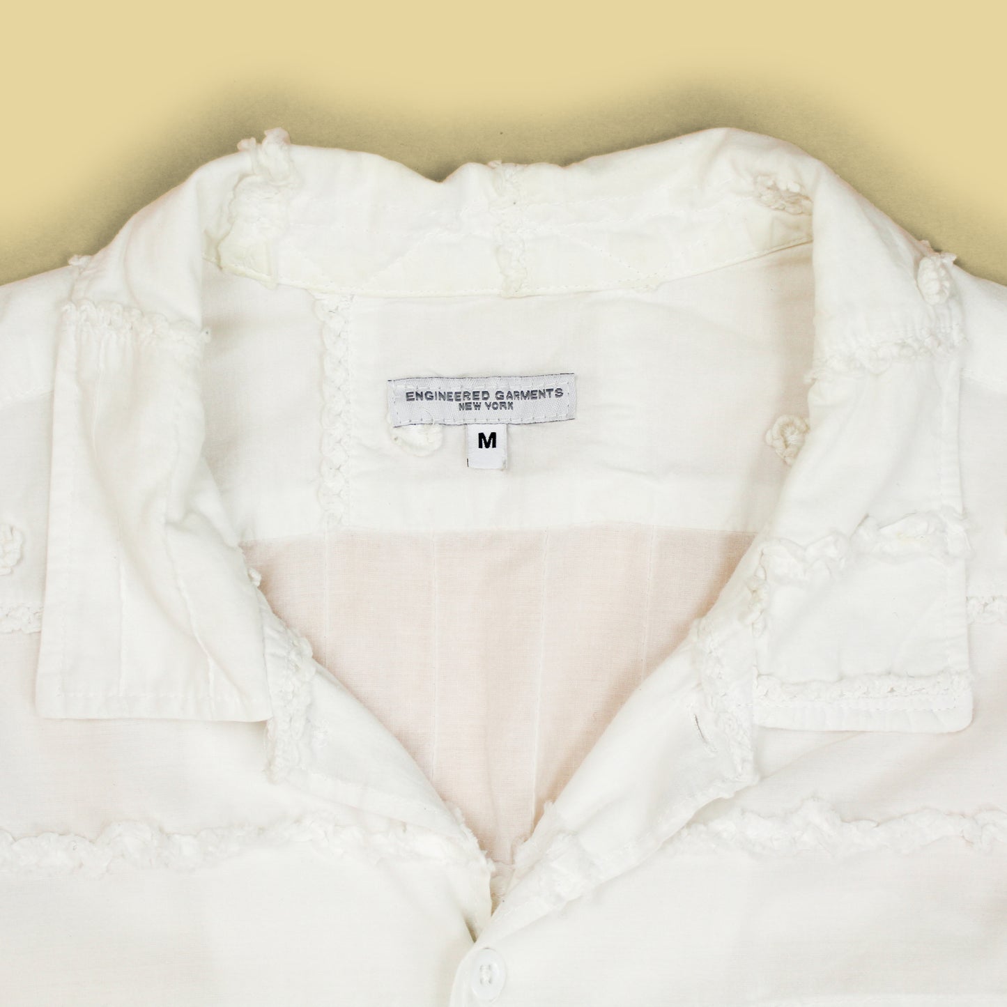Engineered Garments Mixed Patchwork Cotton Camp Shirt