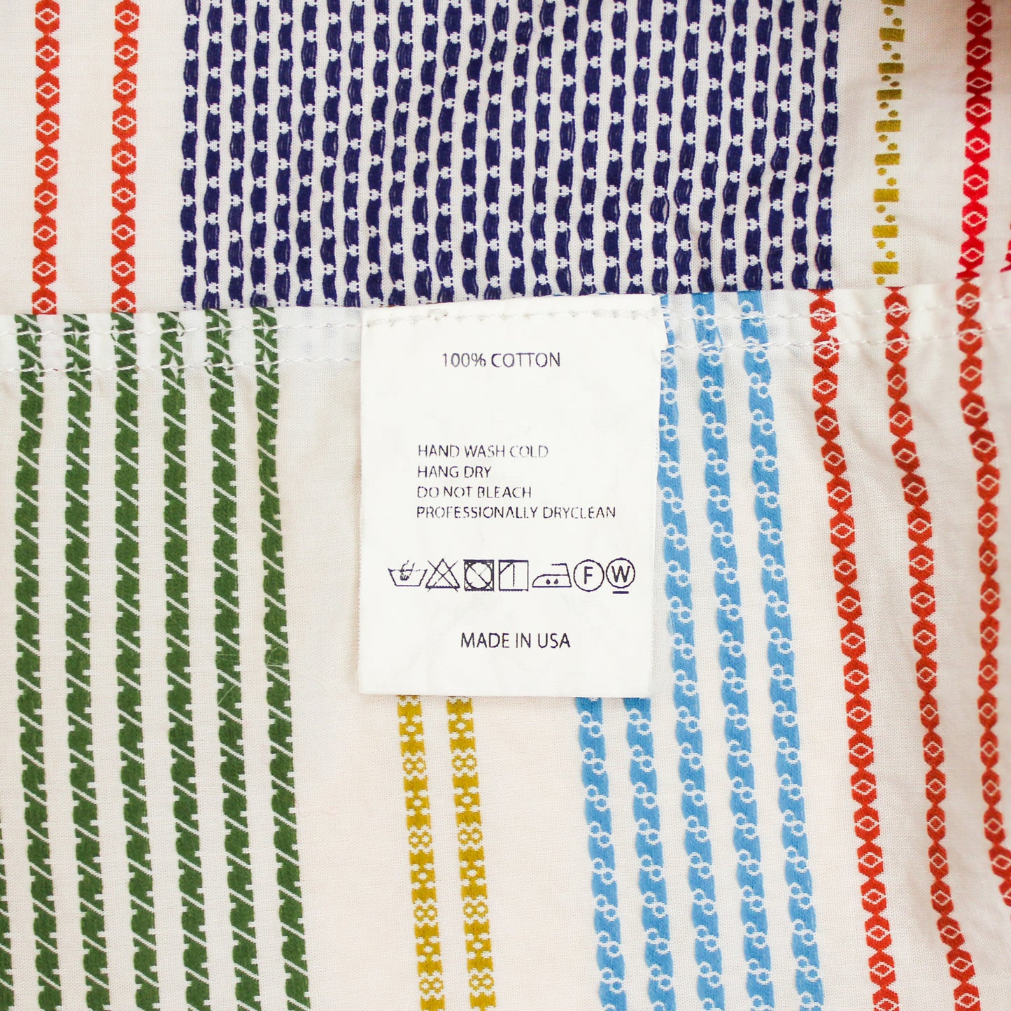 Engineered Garments Horizontal Dobby Stripe Rounded Collar Shirt