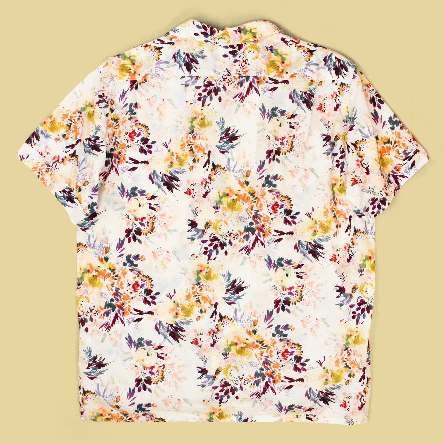 Engineered Garments Floral Print Cotton Camp Shirt