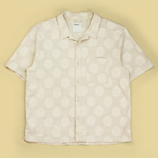 Satta Cotton Linen Polka Dot Gauze Paseo Shirt