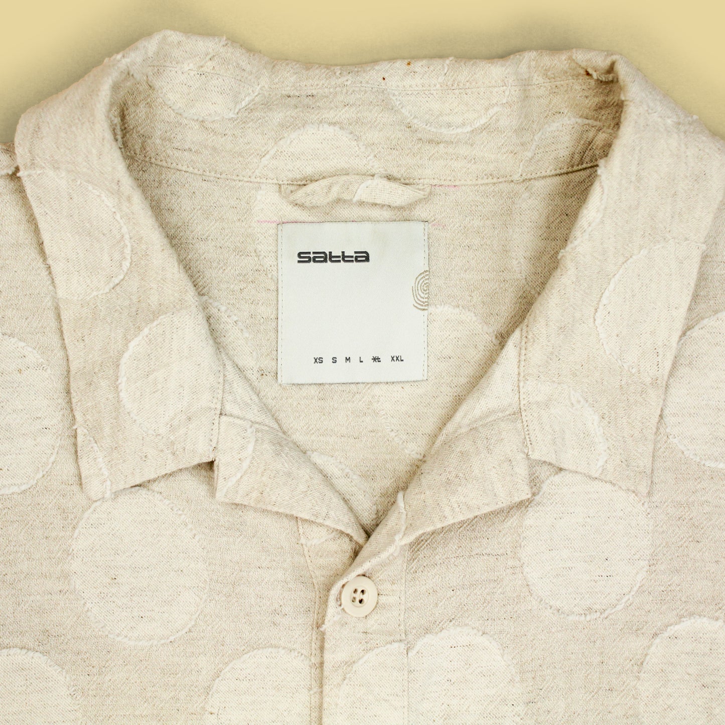Satta Cotton Linen Polka Dot Gauze Paseo Shirt