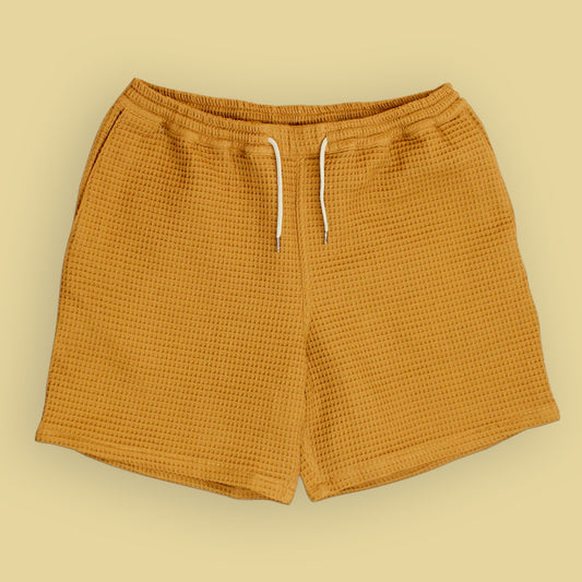 A Kind of Guise Waffle Weave Cotton Volta Shorts