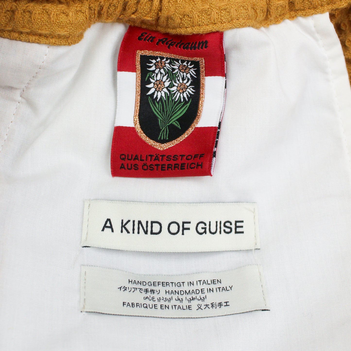 A Kind of Guise Waffle Weave Cotton Volta Shorts