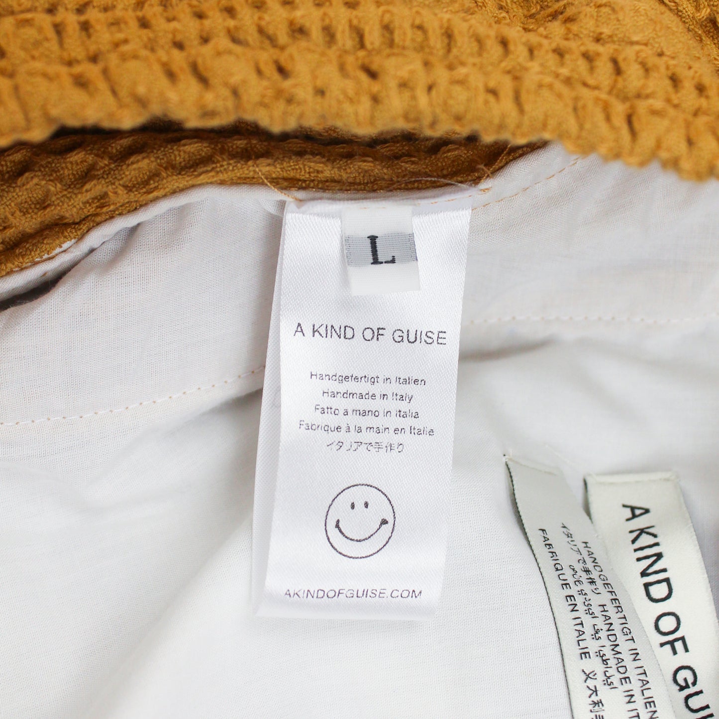 A Kind of Guise Waffle Weave Cotton Volta Shorts