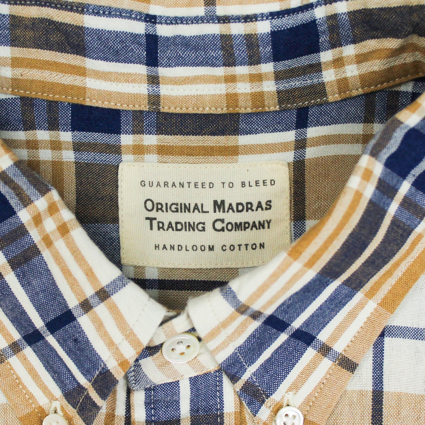 Original Madras Trading Co. Madras Button-Down Shirt