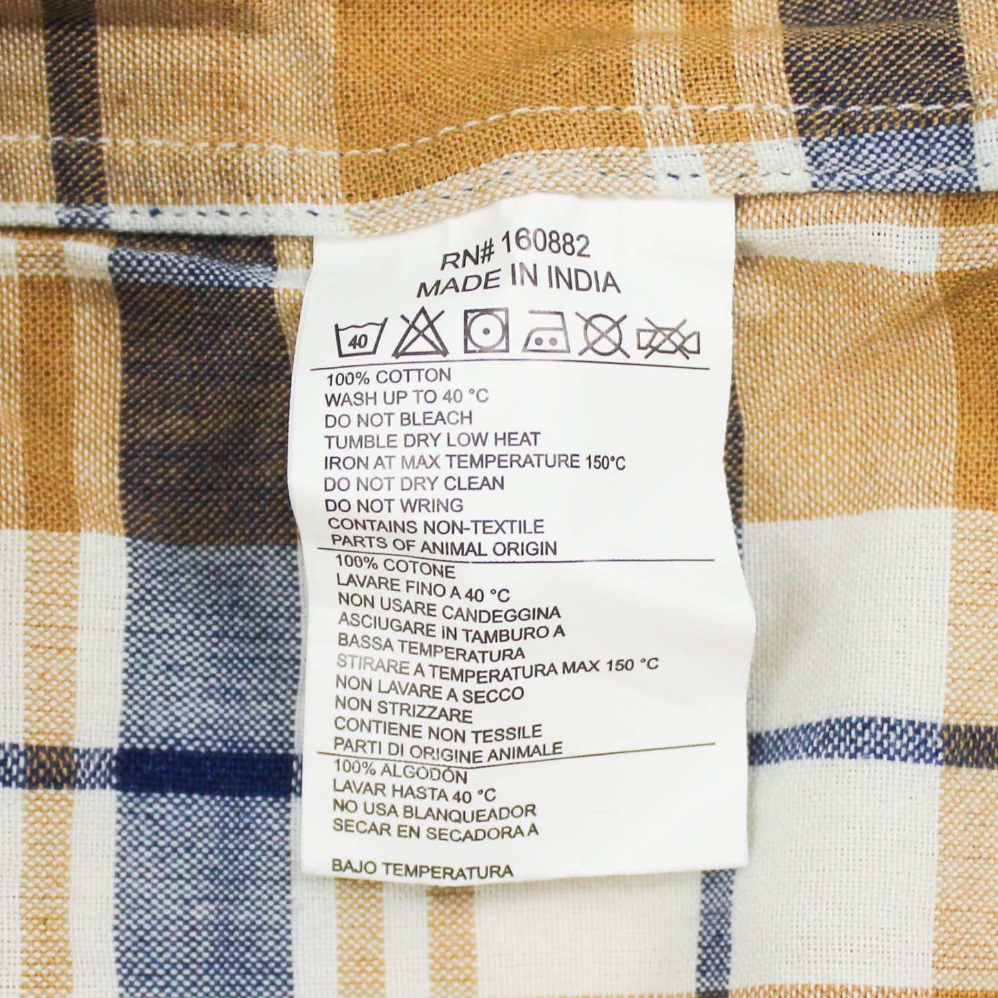 Original Madras Trading Co. Madras Button-Down Shirt